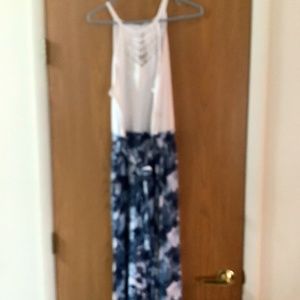 Ultra Flint Blue & White Jumpsuit Sz XL